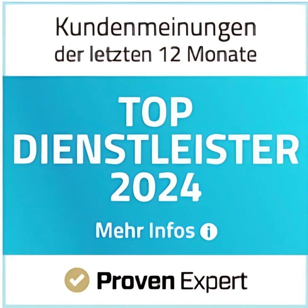 Kundenmeinungen Top Dienstleister 2024