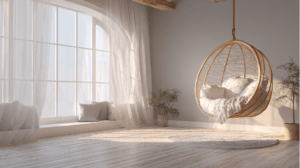 Selbstfürsorge für Führungskräfte – ruhiger Raum als Symbol für Klarheit, Selbstführung und innere Verbindung